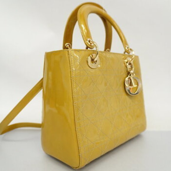 Christian Dior Lady Dior Patent Leather Shoulder Bag - Picture 2 of 15